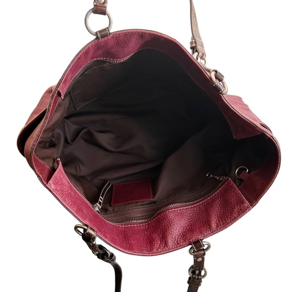 Coach F11347 Chelsea Berry Pebbled Leather Tote Shoulder Bag - Picture 11 of 16